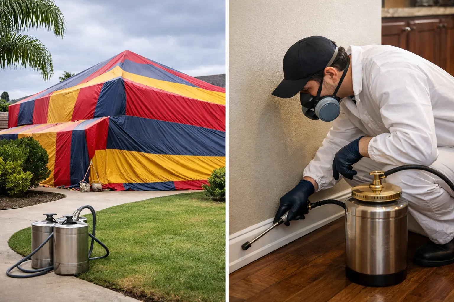 Termite Tenting Versus Spot Treatment Compared