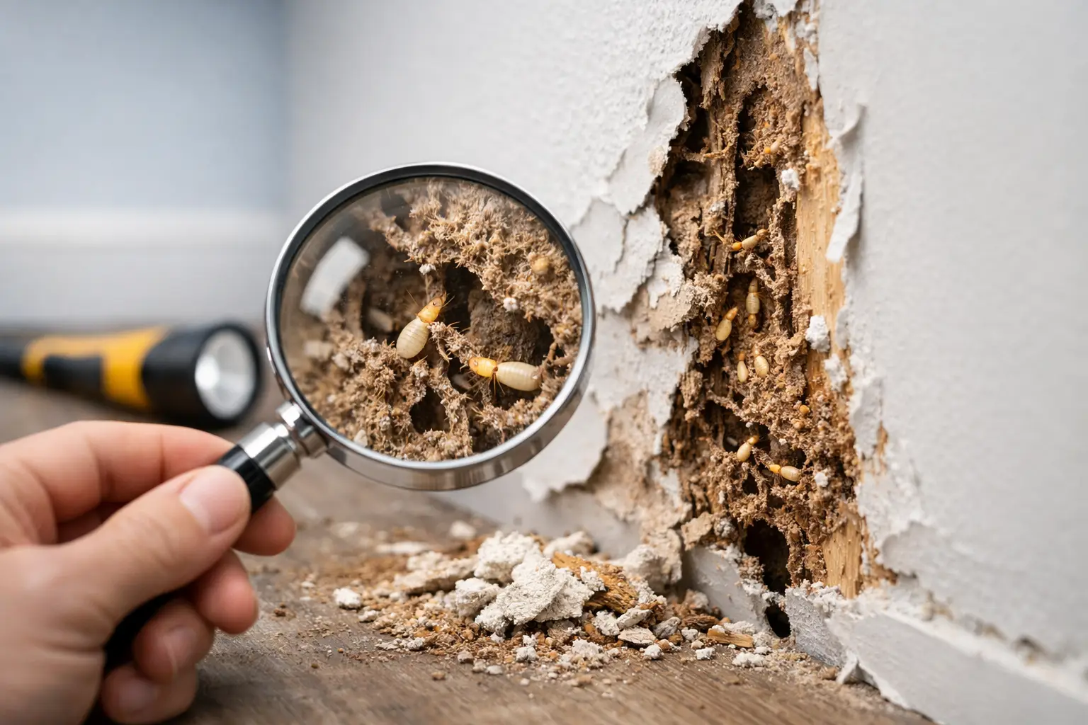 Do Termites Damage Drywall? Warning Signs