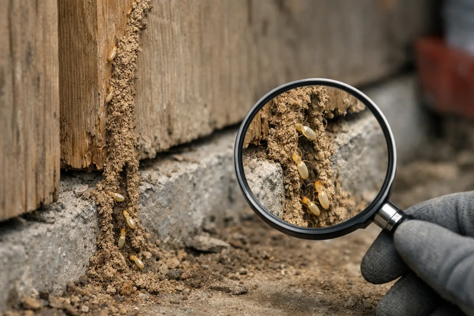 How to Identify Subterranean Termite Tubes